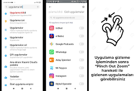xiaomi uygulama kilitleme