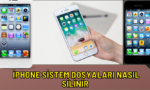 iphone sistem dosyaları silme