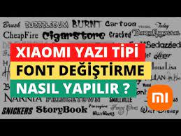 Xiaomi Yazı Tipi Değiştirme
