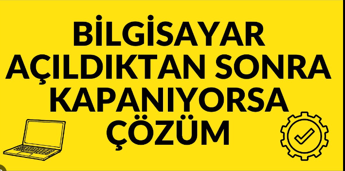 laptop sürekli kapanıyor